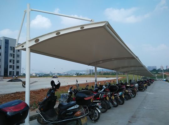 膜結(jié)構(gòu)自行車棚案例