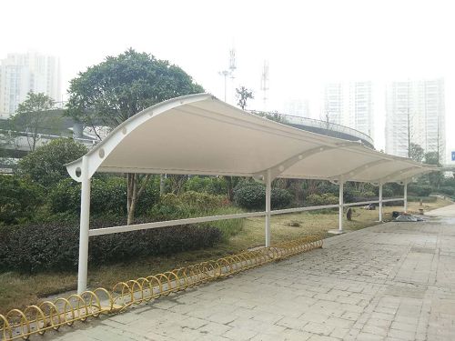 膜結(jié)構(gòu)自行車棚案例