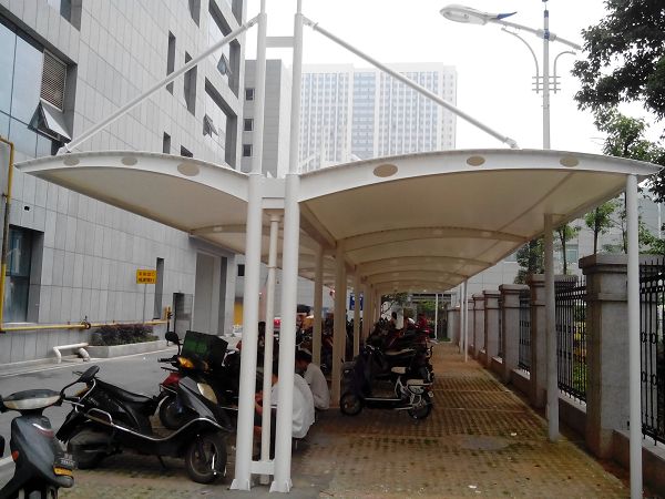 膜結(jié)構(gòu)自行車棚案例